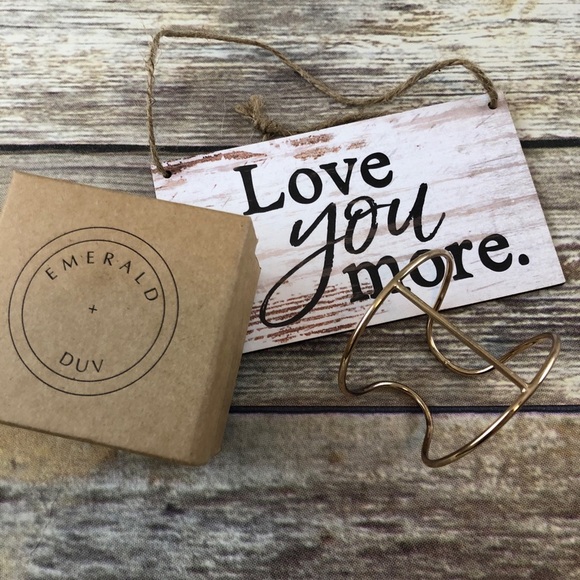 Emerald Duv Cage Bracelet With Box NWOT - Picture 4 of 4